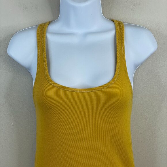 Vintage Y2K Mudd Womens Layering Tank Top Medium Mid Length Elena Ribbed Stretch - Picture 8 of 9